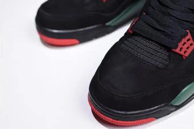 Gorge Black GUCC AQ3816-063 NRG Air 4 Red Green-Varsity Jordan 0619